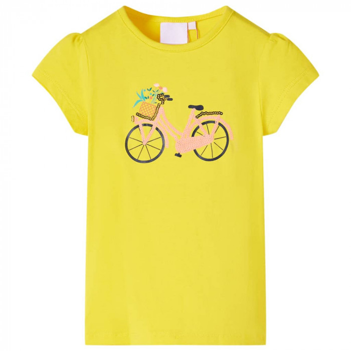 Tricou pentru copii, galben, 104 GartenMobel Dekor