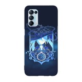 Husa compatibila cu Oppo A73 model Genshin Impact Mona, Silicon, TPU, Viceversa, Transparent, Carcasa