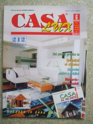 REVISTA CASA LUX NR. 6/2000 foto