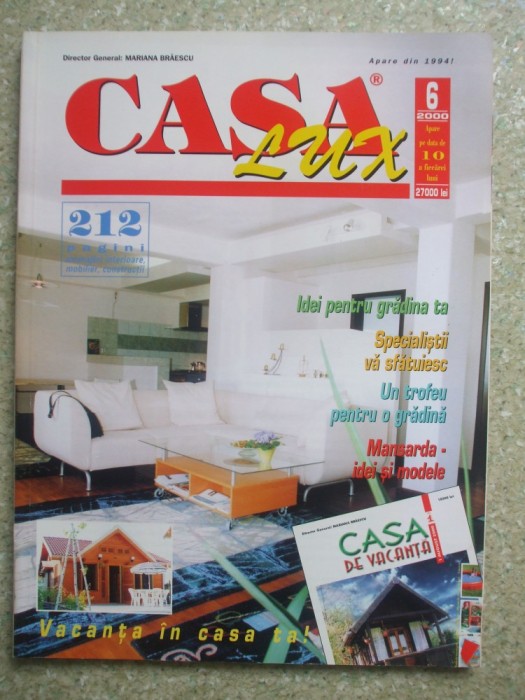 REVISTA CASA LUX NR. 6/2000