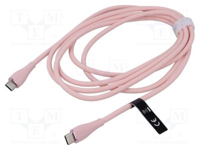 Cablu USB 2.0 USB C VENTION 2m roz nichelat foto