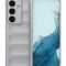 Husa Wave din Silicon compatibila Samsung Galaxy A05s Anti-Shock, Gri
