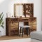 vidaXL Masă de Machiaj 3 pcs Maro 40 x 41 x 135 cm Lemn compozit 3334225