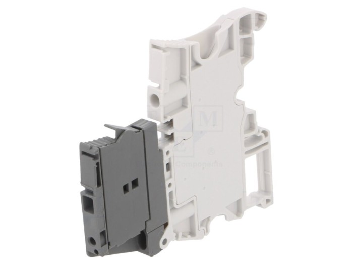 Conector de șine 2 borne 6mm