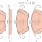 Set placute frana,frana disc MERCEDES CLS (C218) (2011 - 2016) TRW GDB1737