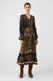 Medicine rochie maxi, evazată