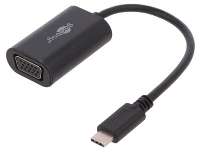 Adaptor USB 3.0 la USB C, 0.2m, Negru foto