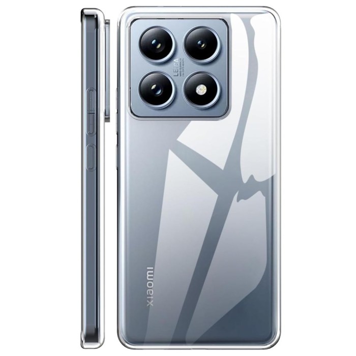 BestCase&reg; Husa Clear Silicon 2MM, Compatibila Cu Xiaomi 14T, Antisoc, Protectie