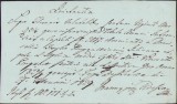 HST A321 Chitanță olografă 1829 limba latină