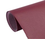 Rola din Piele Ecologica, Culoare Grena Pentru Reconditionare si Retapitare Canapea, Scaun, Interior Auto, Autoadeziv Puternic, Usor de Aplicat Dimens