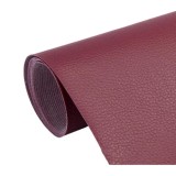 Rola din Piele Ecologica, Culoare Grena Pentru Reconditionare si Retapitare Canapea, Scaun, Interior Auto, Autoadeziv Puternic, Usor de Aplicat Dimens