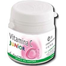Vitamina C Junior cu Aroma de Zmeura 20cpr Medica Cod: medi00658 Vitamina C Junior cu Aroma de Zmeura 20cpr Medica Cod: medi00658