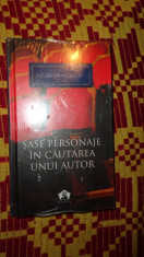 sase personaje in cautarea unui autor - pirandello foto