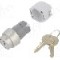 Intrerupator rotativ cu cheie, 22mm, seria 04, IP65, EAO - 704.121.0