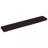 Raft de perete maro inchis 60x10x2 cm lemn masiv stejar tratat, DKD Home Decor