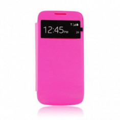 Husa Flip S-View window Samsung Ace 3 S7270 Pink