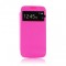 Husa Flip S-View window Samsung Ace 3 S7270 Pink