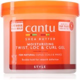 CANTU Shea Butter Moisturizing Twist, Loc &amp; Curl Gel crema styling pentru definire si modelare 370 g