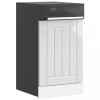 Panou Frontal Masina Spalat Vase Lucca Alb Lucios 45x67cm Lemn Prelucrat Protectie Bucatarie