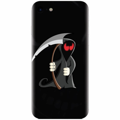 Husa silicon pentru Apple Iphone 7, Grim Reaper foto