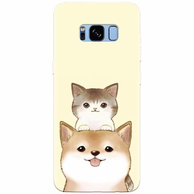 Husa silicon pentru Samsung S8 Plus, Two Cat foto