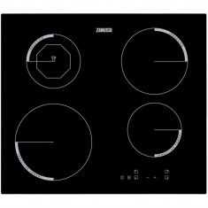 Plita incorporabila inductie Zanussi ZEI6840FBA, 4 zone de gatit, Touch Control, negru foto