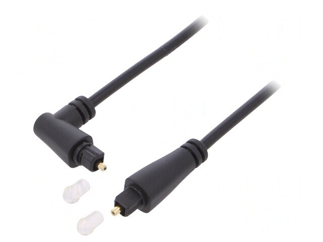 Cablu Toslink unghi 1m negru
