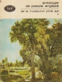 Antologie de poezie engleză, de la &icirc;nceputuri p&icirc;nă azi ( vol. 1 )