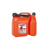 Cumpara ieftin Canistra dubla HECHT K00085, pentru doua tipuri de combustibil, volum 6 + 2.5 litri, din plastic