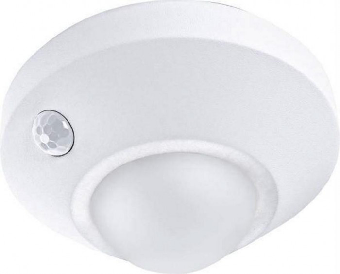 Corp de iluminat LEDVANCE NIGHTLUX Ceiling White, cu senzor de mișcare, 3xAA, 86x47 mm