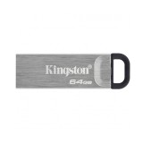Kingston - Memory Stick DT Kyson (DTKN/64GB) - USB-A 3.2 FlashDrive, 64GB - Silver