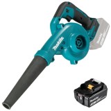 Makita DUB185Z + BL1830B - Suflanta de gradina 186 m3/h + Acumulator Li-Ion 18 V 3 Ah
