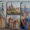 XG Magnet frigider - tematica turistica - Estonia - Tallin - set 4 magneti
