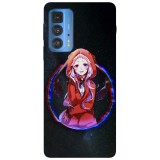 Husa compatibila cu Motorola Moto G51 5G model Runa Yomozuki Kakegurui, Silicon, TPU, Viceversa, Transparent, Carcasa