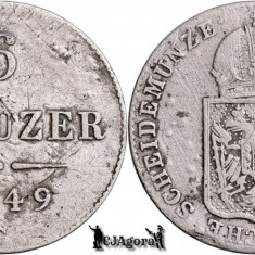 1849 C (Praga), 6 Kreuzer - Franz Joseph I - Imperiul Austriac