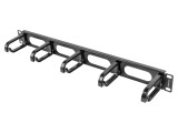 Organizator cabluri LANBERG 1U 19" Negru Standard