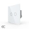 Intrerupator Dublu cu Touch LIVOLO din Sticla - Protocol ZigBee EC SmartElectro IntelligentHouse