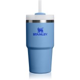 Stanley Quencher H2.O FlowState&trade; Tumbler pahar din oțel inoxidabil cu pai mic Blue Sky 590 ml