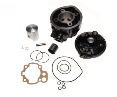 Set motor si chiuloasa, Minarelli AM6, 90cc, d.49, culoare negru Cod Produs: MX_NEW AY3211C foto