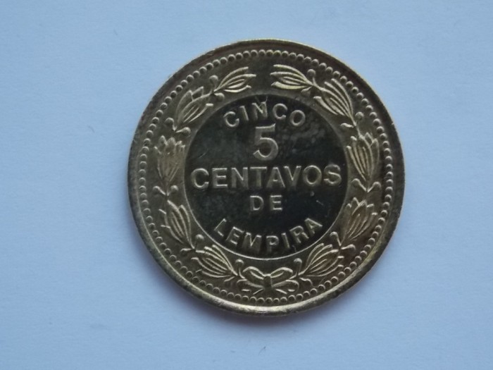 5 CENTAVOS 1989 HONDURAS