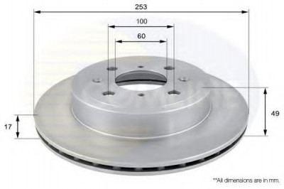 Disc frana SUZUKI IGNIS II (2003 - 2016) COMLINE ADC0920V foto