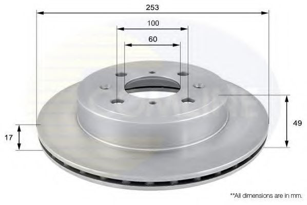 Disc frana SUZUKI IGNIS II (2003 - 2016) COMLINE ADC0920V