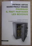 Patrick Artus - Pourquoi il faut partager les revenus