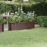 VidaXL Strat &icirc;nălțat grădină 152x40x36 cm oțel vopsit electrostatic
