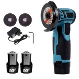 Mini Polizor unghiular Flex electric cu 2 acumulatori, 2 discuri Incluse, 12V