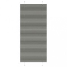 vidaXL Jaluzea plisată Antracit 100x200 cm Lățime țesătură 99,4 cm 4015109