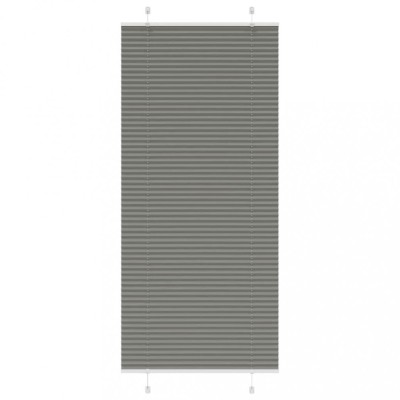 Jaluzea plisată Antracit 100x200 cm Lățime țesătură 99,4 cm foto