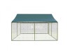 Tarc Caini Otel Galvanizat 3x3x1.8m Corturi24, Acoperis PVC, Usa cu Zavor, Padoc Rezistent, Montaj Facil