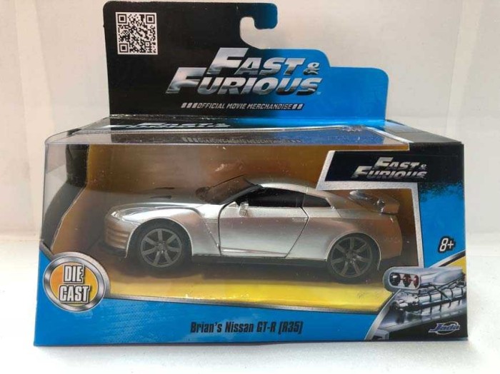 Macheta Brian Nissan gt-r 35 &ldquo;fast and furious&rdquo;1970 scara 1/32 g