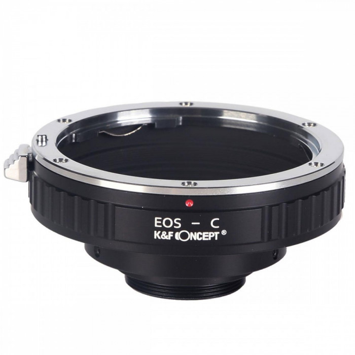 Adaptor montura K&amp;F Concept EOS-C de la Canon EOS/EF la C-mount KF06.313